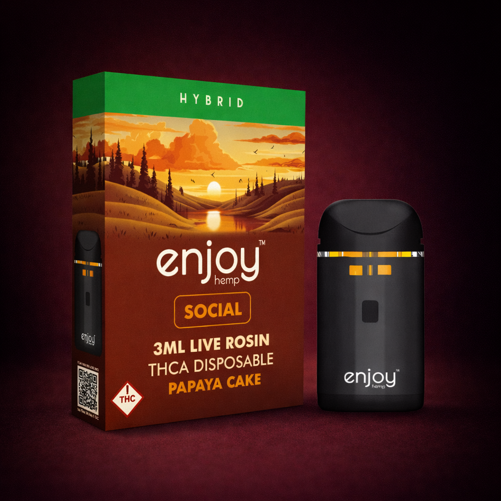 Enjoy - THCA Live Rosin Blend Disposables 3ml Sonic Bloom Enjoy - THCA Live Rosin Blend Disposables 3ml Sonic Bloom