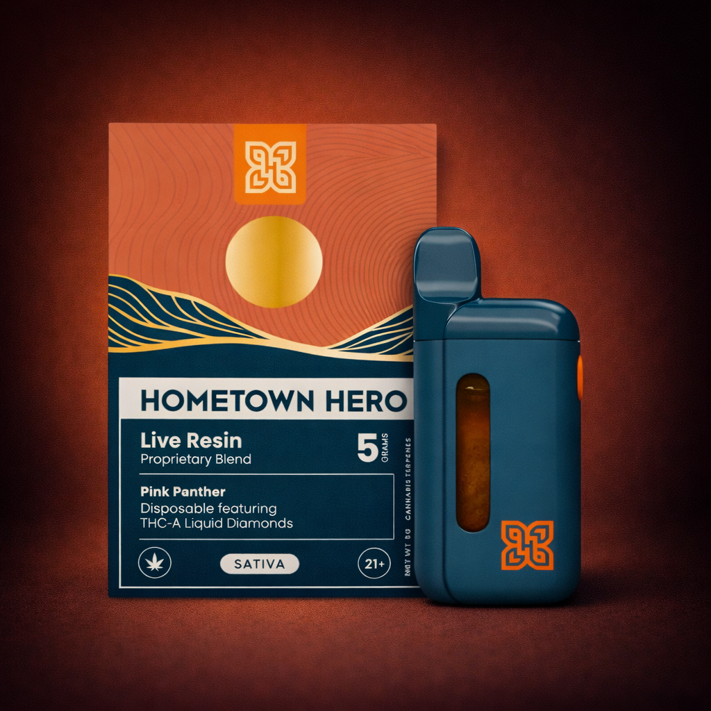Hometown Hero - 5g THCA Liquid Diamond Live Resin Disposable Sonic Bloom Hometown Hero - 5g THCA Liquid Diamond Live Resin Disposable Sonic Bloom