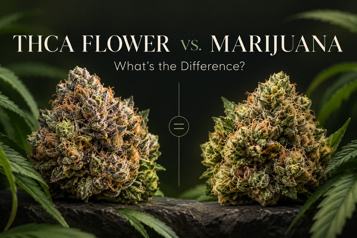 BUY THCA Flower Online Vs Marijuana Flower