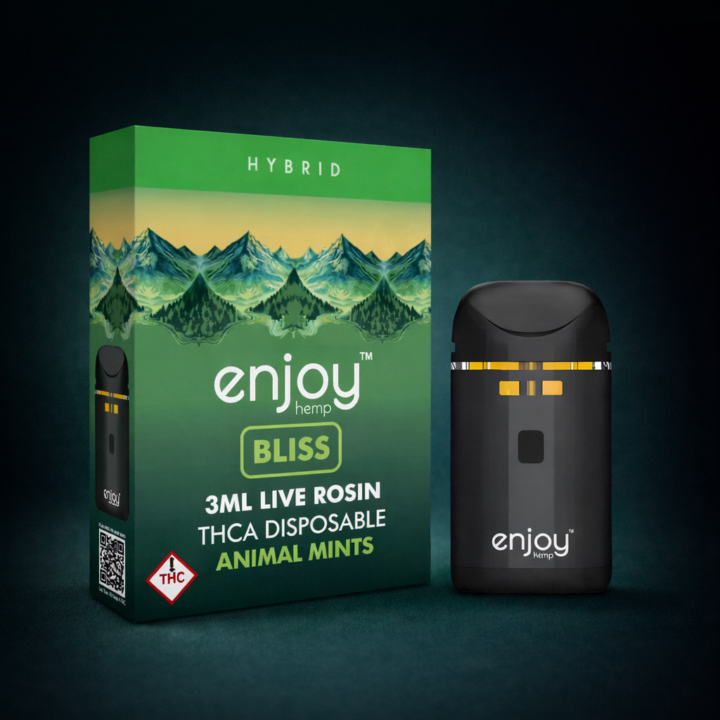 Enjoy - THCA Live Rosin Blend Disposables 3ml Sonic Bloom Enjoy - THCA Live Rosin Blend Disposables 3ml Sonic Bloom