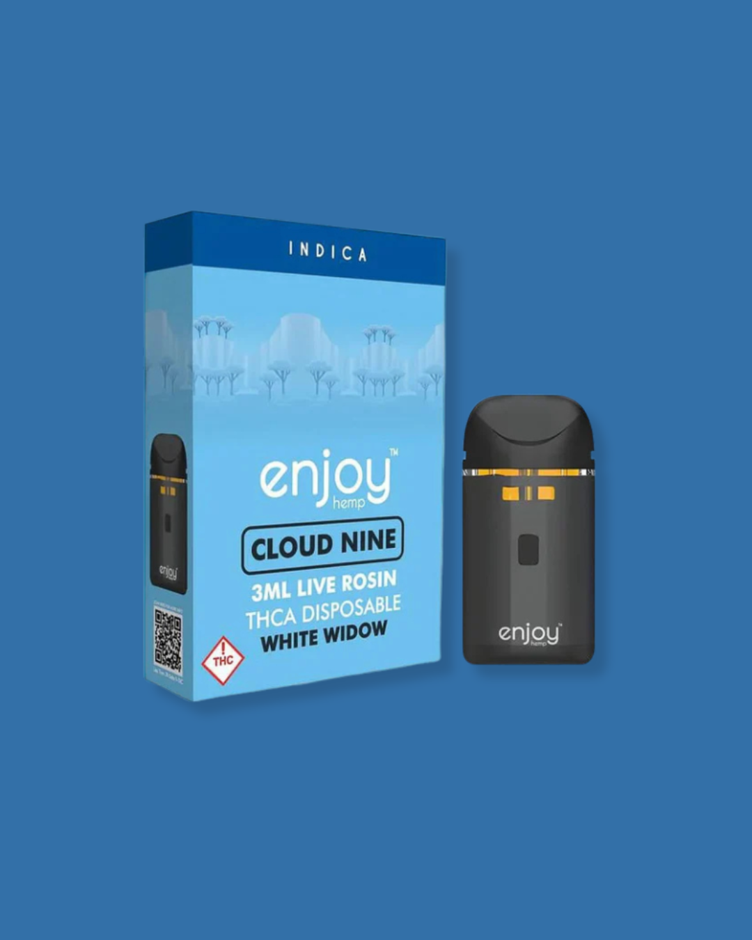 Enjoy - THCA Live Rosin Blend Disposables - Cloud Nine White Widow 3ml