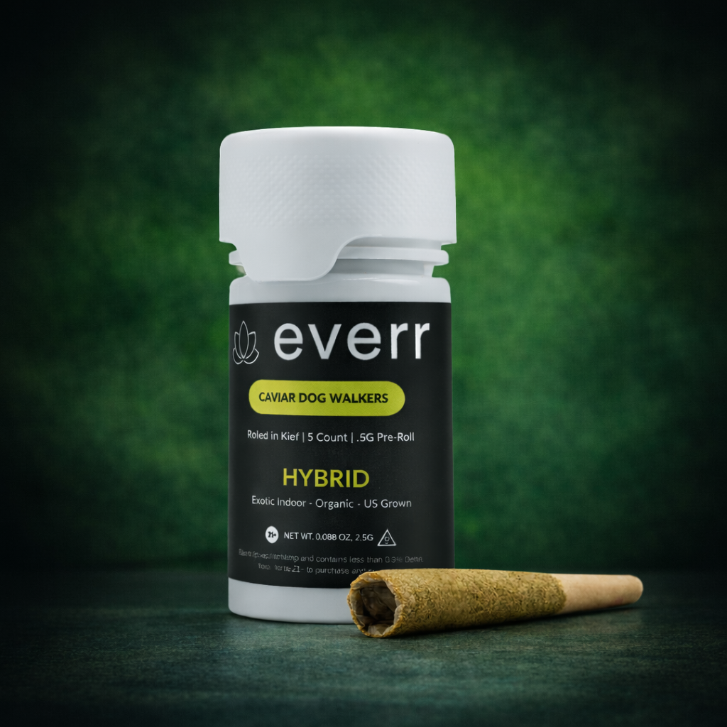 Everr THCA “Caviar Dog Walker” Pre-Rolls – 5 Pack