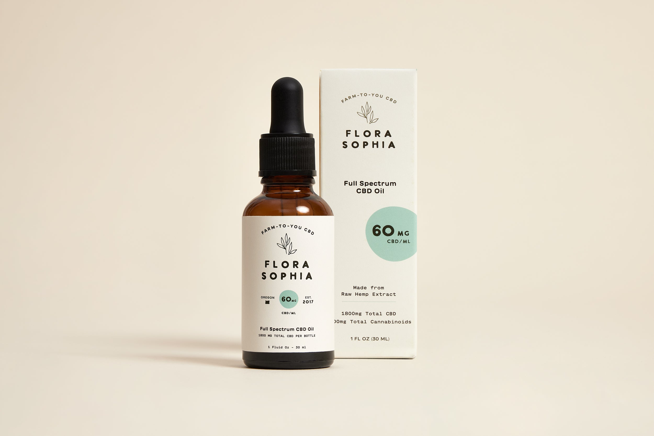 Flora Sophia 60 MG Full Spectrum CBD Tincture