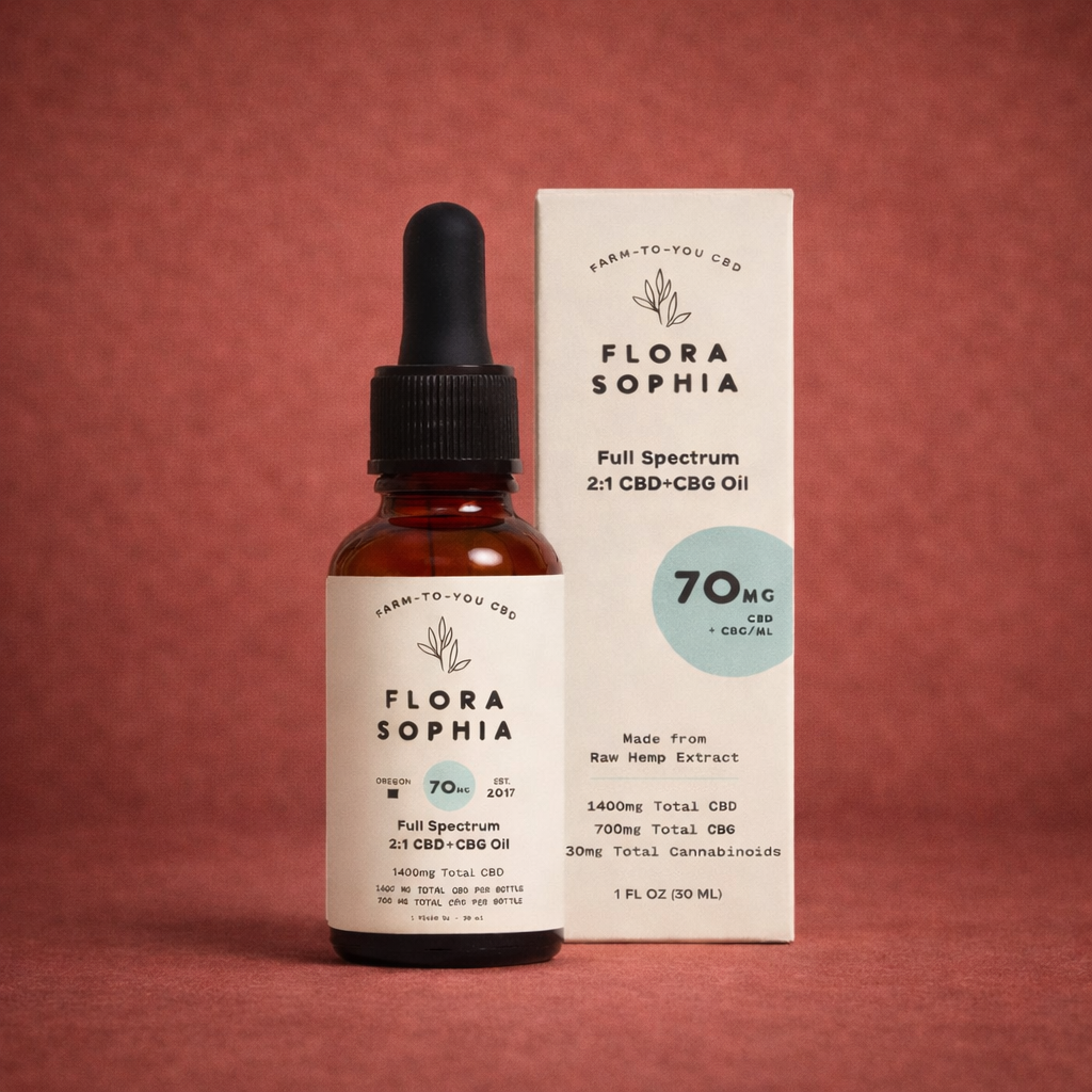 Flora Sophia - Full Spectrum CBD and CBG Tincture