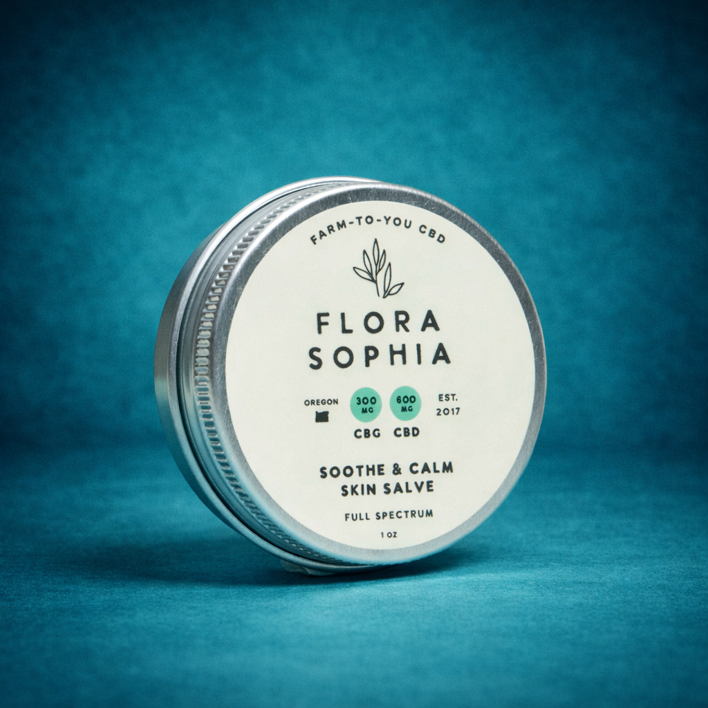 Flora Sophia Full Spectrum 2:1 CBD + CBG Skin Salve