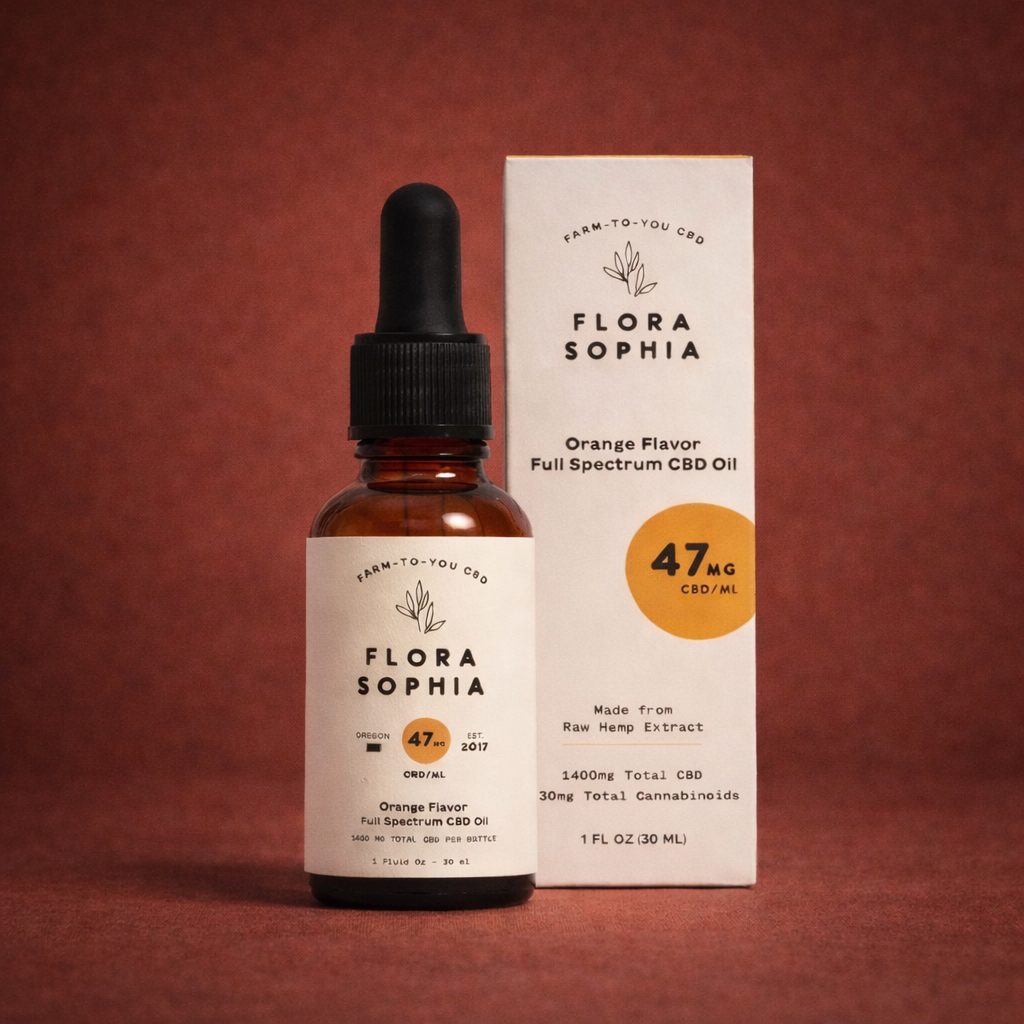 Flora Sophia - Full Spectrum Flavored CBD Tincture