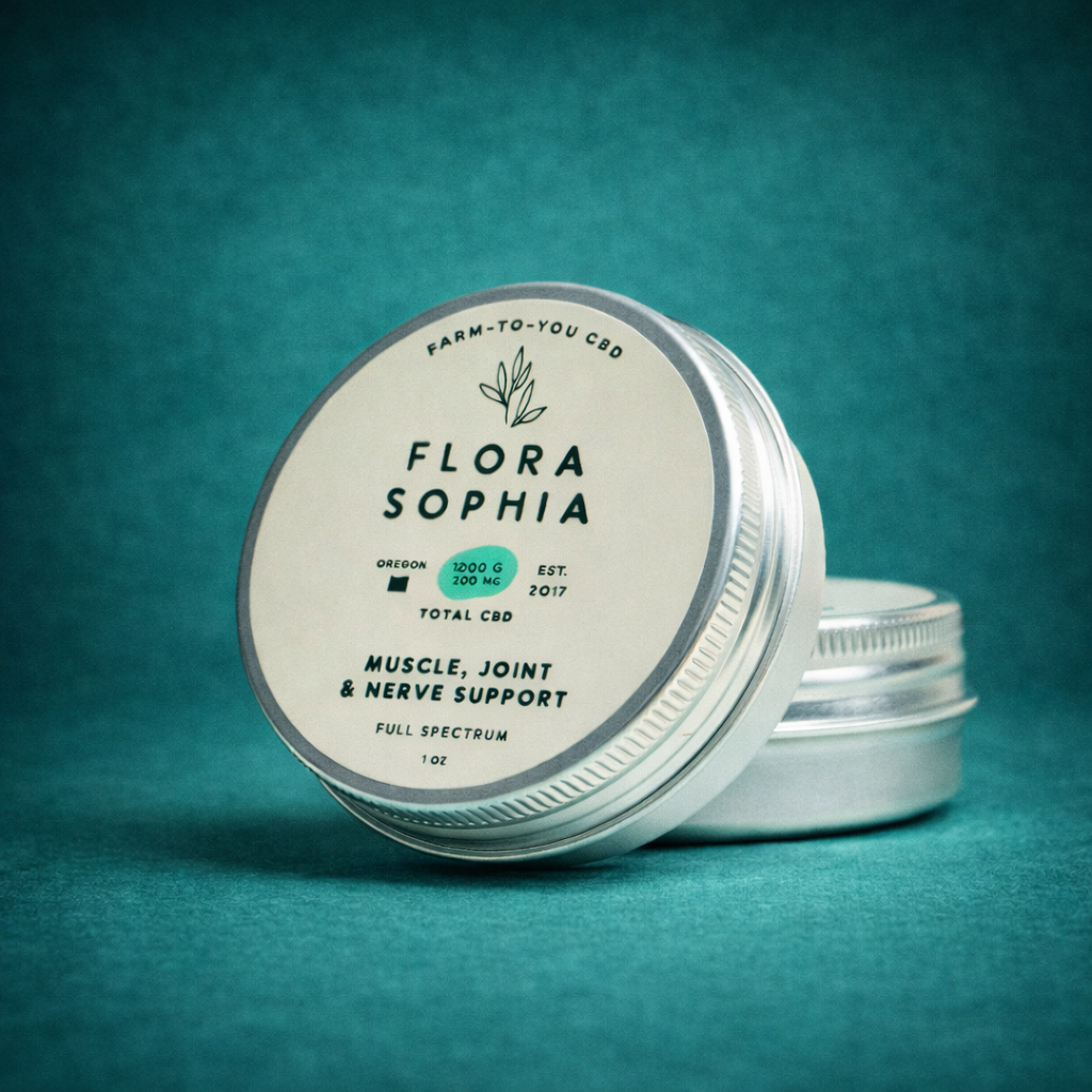 Flora Sophia Full Spectrum CBD Muscle, Joint & Nerve Support Salve