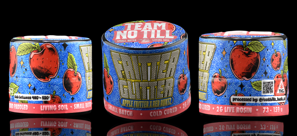 Team No Till Live Rosin Hash - Fritter Glitter