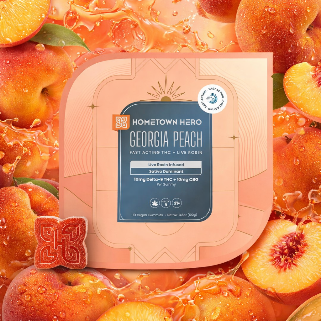 Hometown Hero - Delta 9 Live Rosin Gummies (10ct)10mg