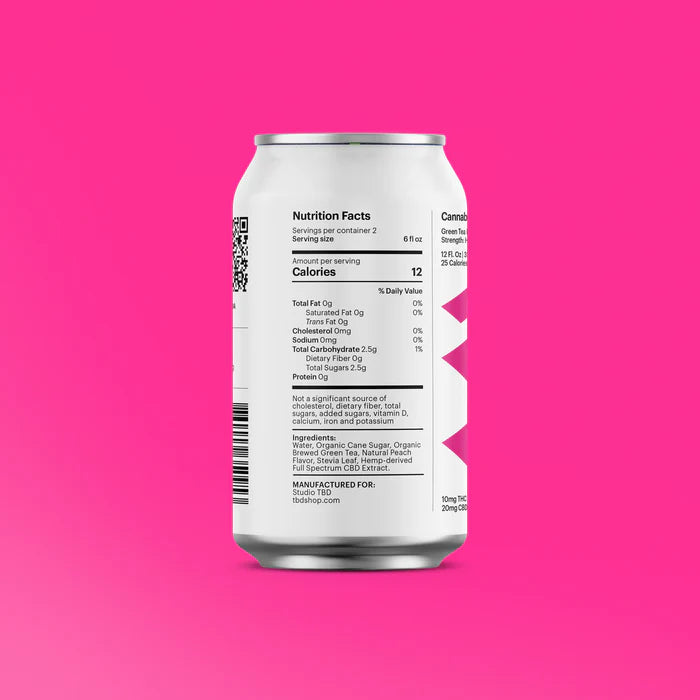 TBD THC Infused Green Tea Lemonade 10:20 - Single