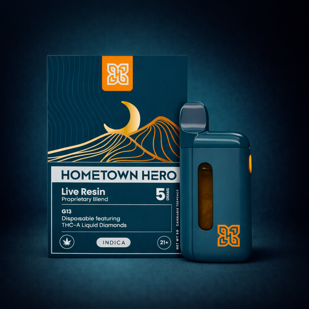 Hometown Hero - 5g THCA Liquid Diamond Live Resin Disposable