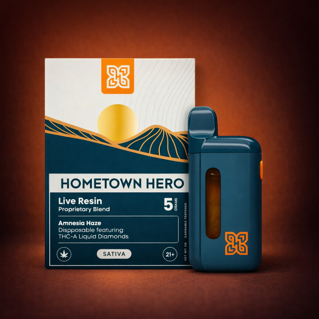 Hometown Hero - 5g THCA Liquid Diamond Live Resin Disposable