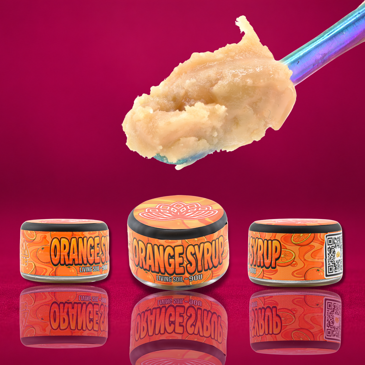 Orange Syrup THCA Live Rosin - 90U - Living Soil