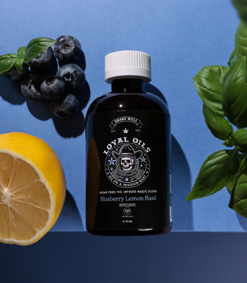 Loyal Oils Magic Elixir – Blueberry Lemon Basil 300mg