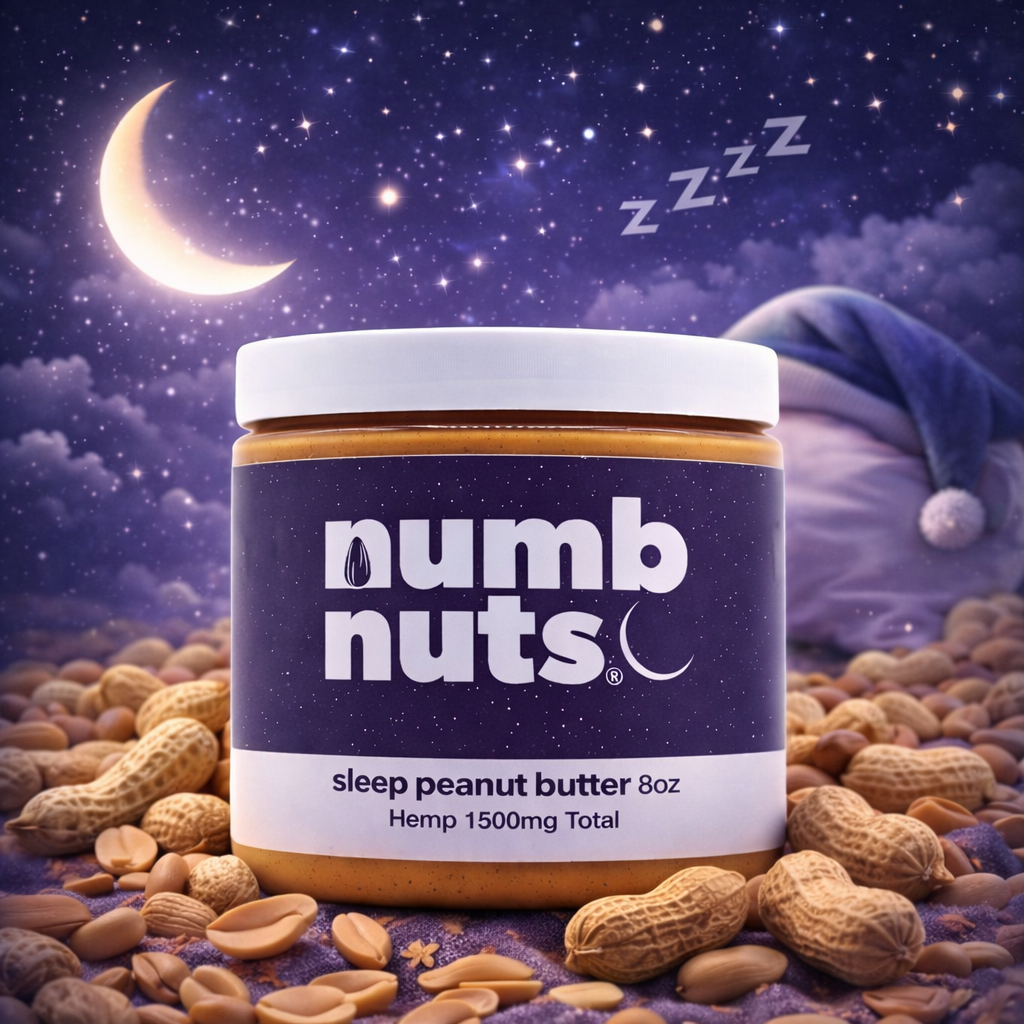 Numb Nuts Sleep Peanut Butter - 1500mg