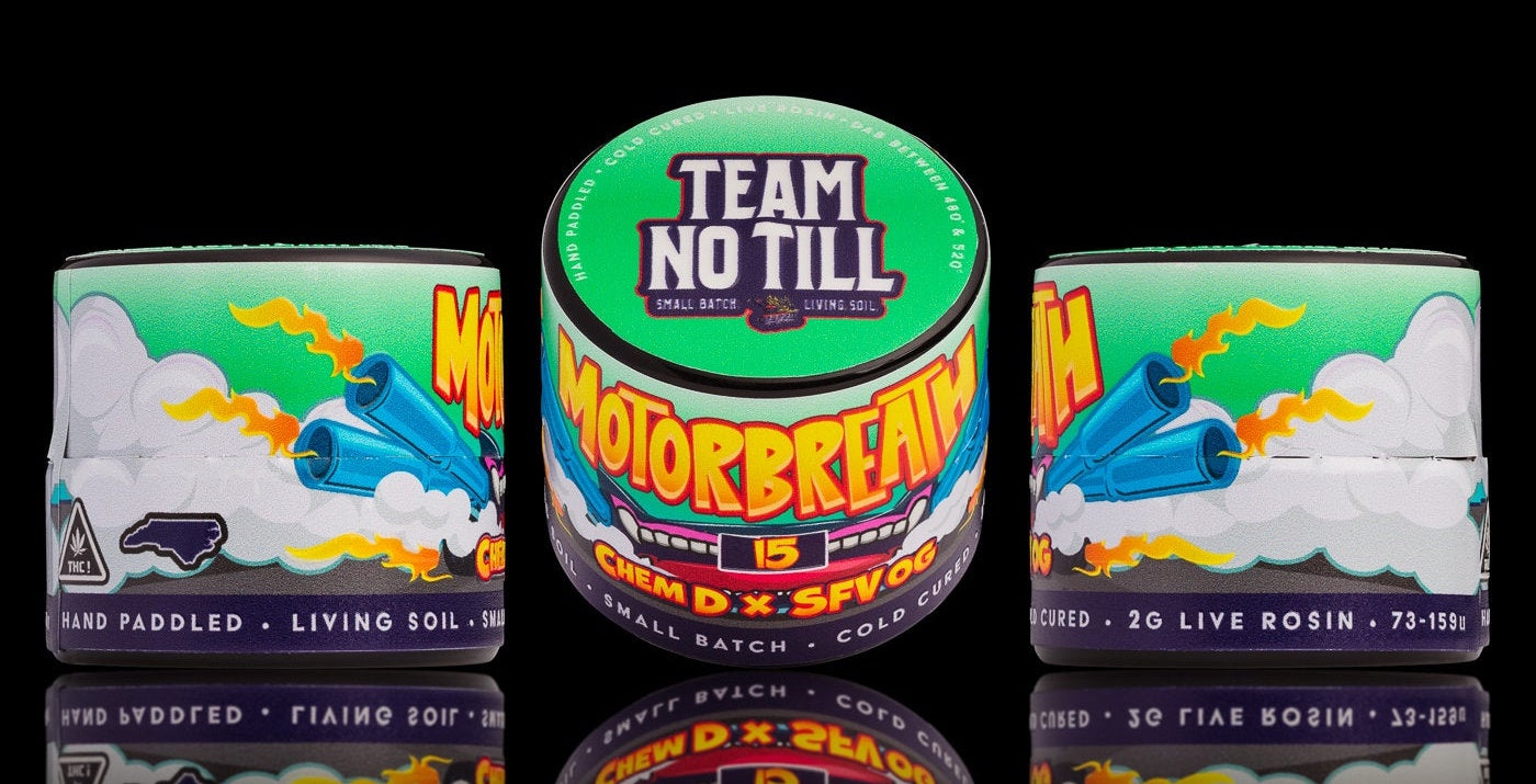 Team No Till Live Rosin Hash - Motorbreath #15 2g