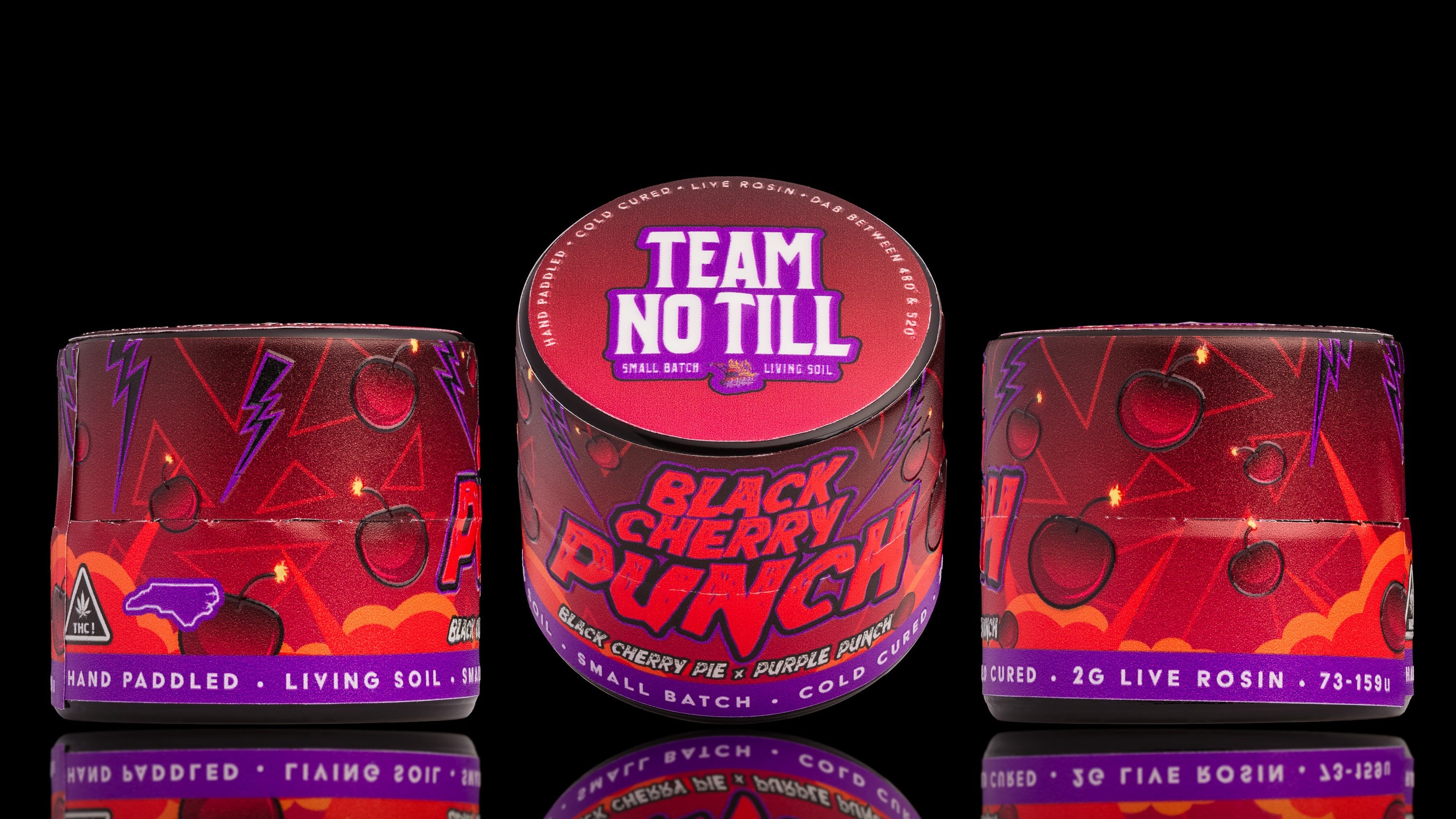 Team No Till Live Rosin Hash - Black Cherry Punch 2g