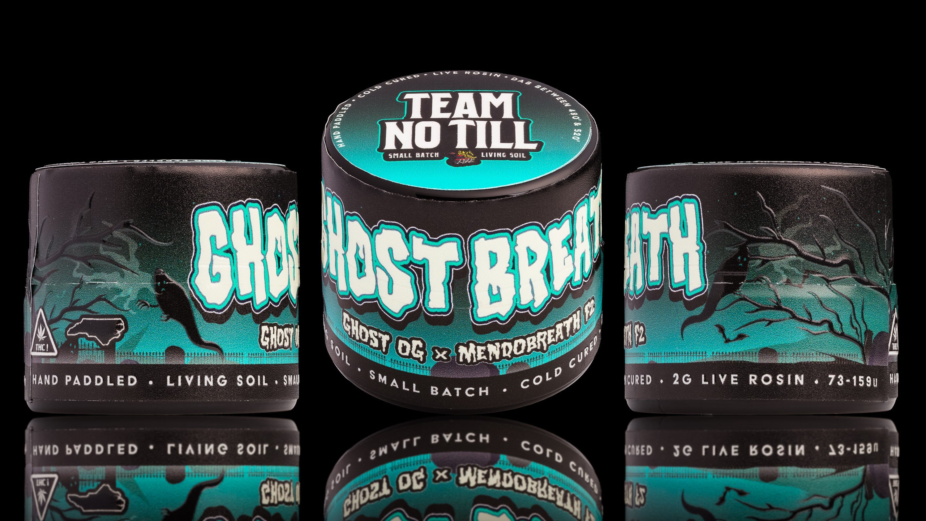 Team No Till Live Rosin Hash - Ghost Breath 2g