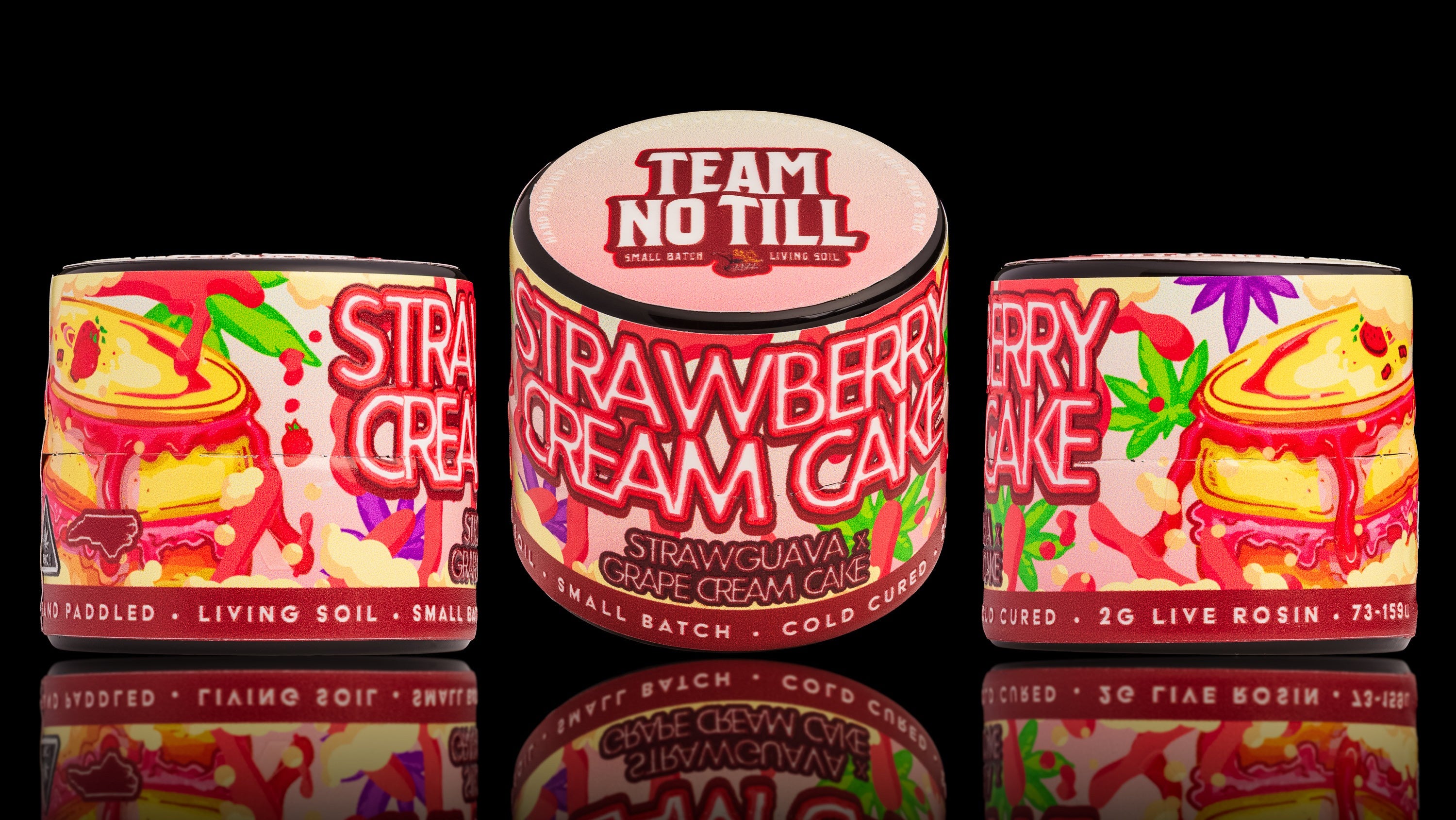 Team No Till Live Rosin Hash - Strawberry Cream Cake 2g