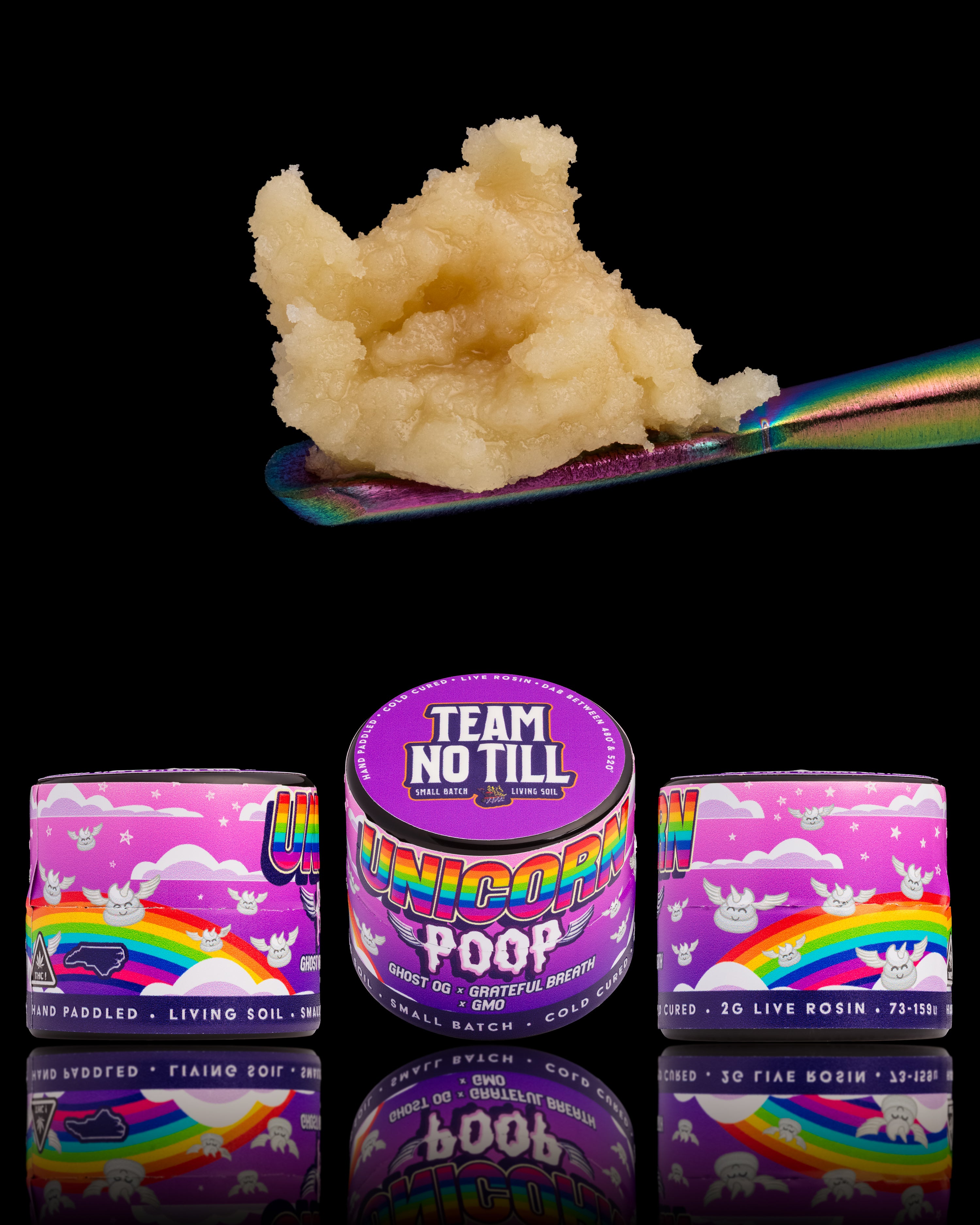 Team No Till Live Rosin Hash - Unicorn Poop 2g