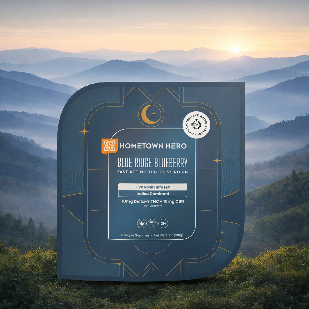 Hometown Hero - Delta 9 Live Rosin Gummies (10ct)10mg