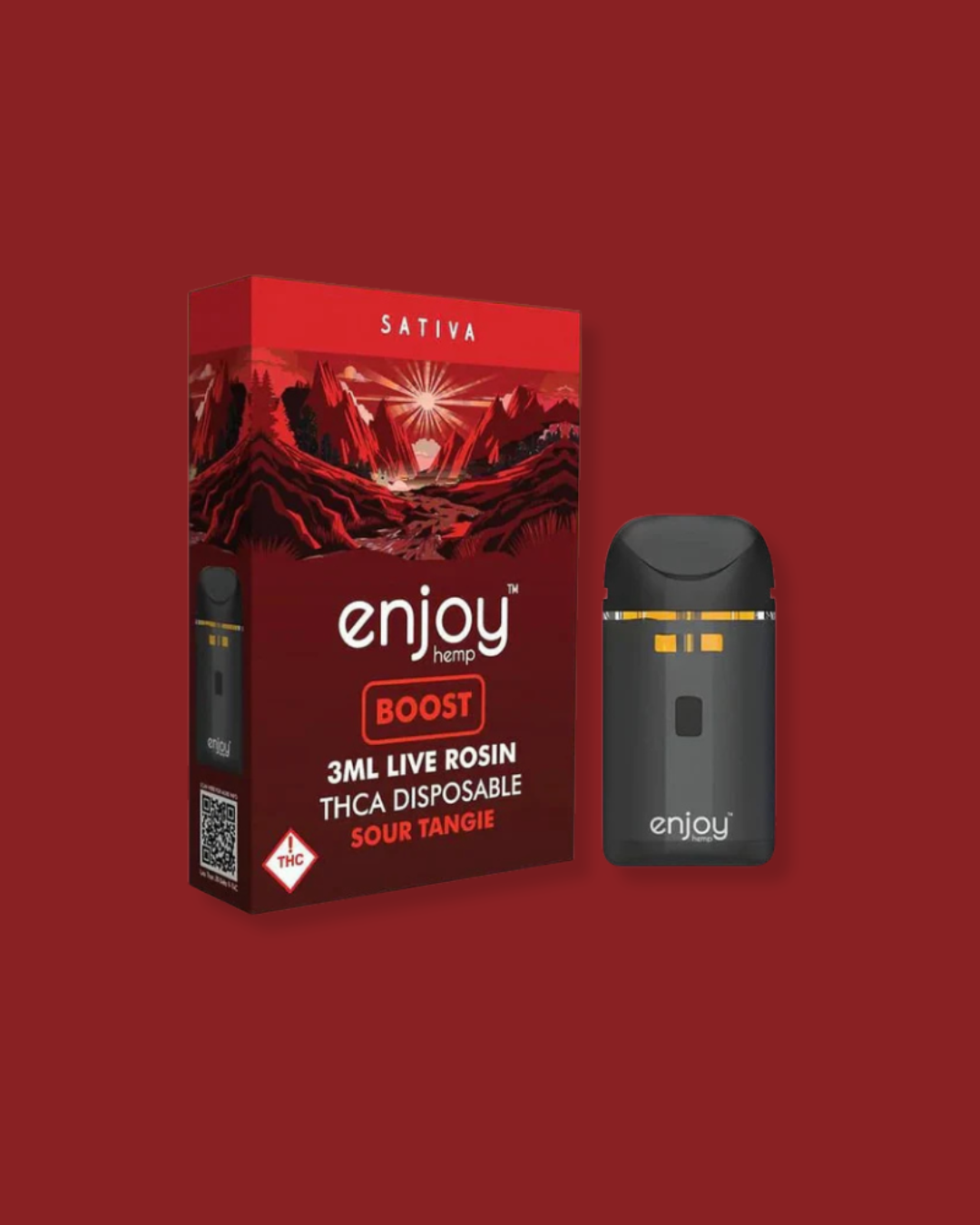 Enjoy - THCA Live Rosin Blend Disposables - Boost Sour Tangie 3ml