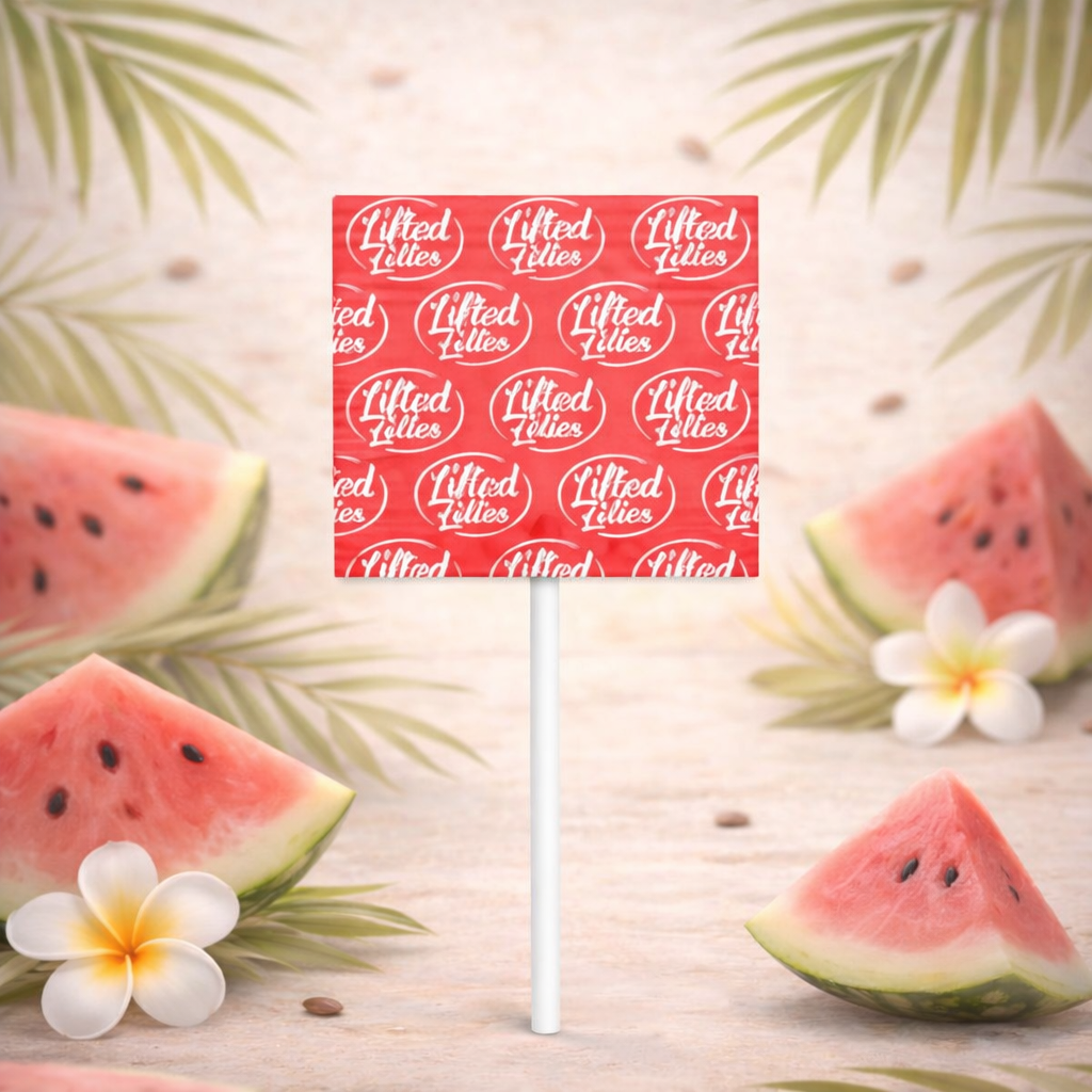 Lifted Lollies D9 - Single - Watermelon 20mg THC + 10mg CBD ea.