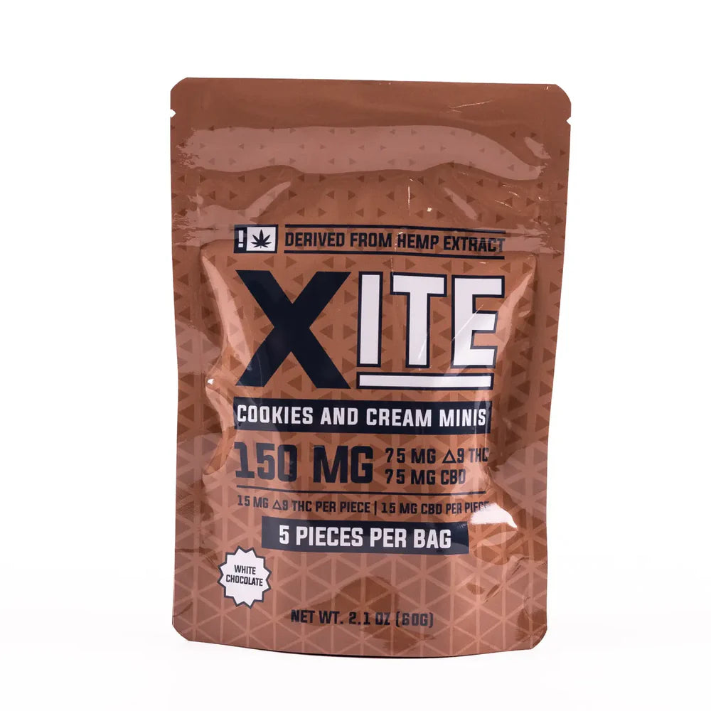 XITE D9 Cookies & Cream Minis - 5 Piece Bag