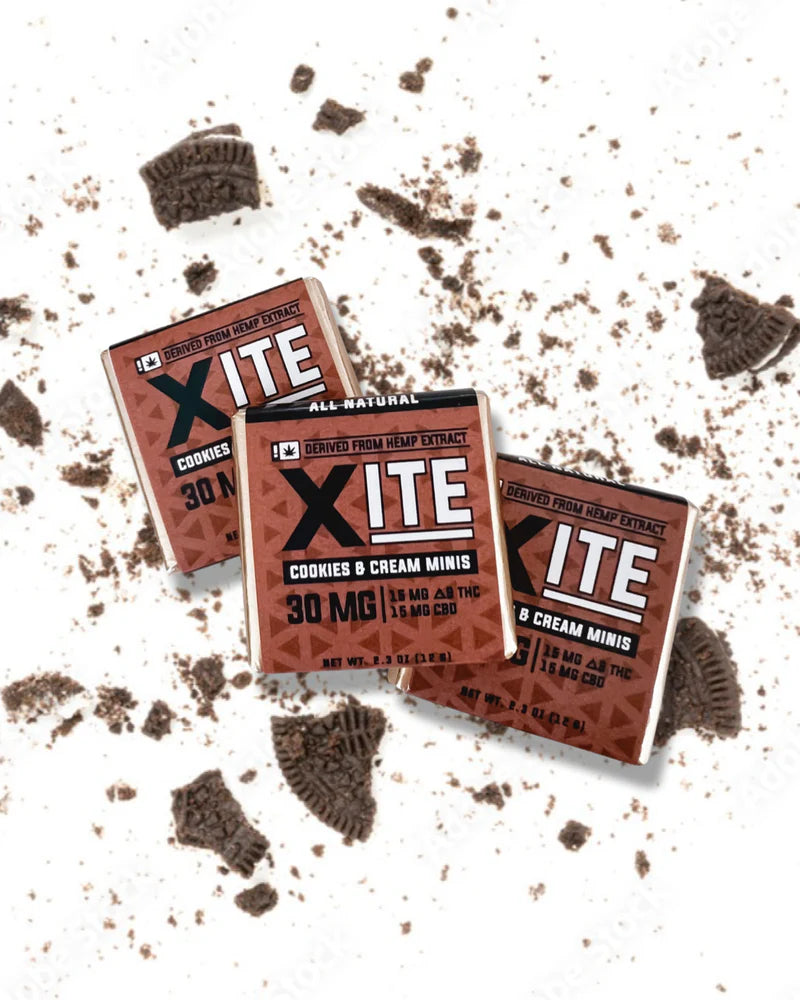 XITE D9 Cookies & Cream Minis - 5 Piece Bag